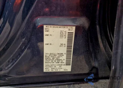 2018 Nissan Altima 2.5 z USA, uszkodzony, nr VIN 1N4AL3AP4JC100858